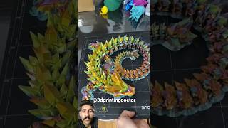 3D printed crystal dragon satisfying oddlysatisfying slime fidgettoys relaxing wood [upl. by Essilevi]