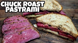 Chuck Roast Pastrami  Easy Pastrami Recipe [upl. by Nyrrek]