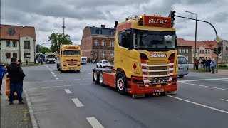 5 Mecklenburger LKW Treffen Malchin 2023 Ausfahrt Sicht Stavenhagen [upl. by Aitnauq]