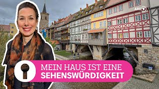 Krämerbrücke Erfurt Wie es sich in einem Wahrzeichen wohnt  ARD Room Tour [upl. by Seraphina]