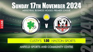 Custys v Halton Sports  3rd Nov 2024 [upl. by Aba354]