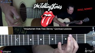 Sympathy For The Devil Guitar Lesson  The Rolling Stones [upl. by Bender]