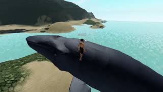 A beached blue whale  Old Cenozoic Survival ROBLOX [upl. by Ainos364]