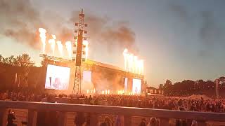 yungblud set at bludfest 2024 Milton Keynes Bowl  Disabled viewing platform [upl. by Tien]