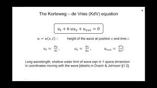 Lecture 1  Introduction to Solitons [upl. by Vena]