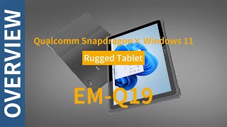 Ultrathin Industrial PC  Emdoor 10inch Windows OS Rugged Tablet Q19 [upl. by Samuella197]