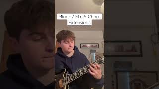 Minor 7 Flat 5 Chord  Neo Soul Inversions music shorts guitar guitarlesson neosoul [upl. by Auhsot364]