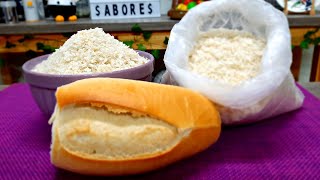 COMO FAZER FARINHA PANKO  Somente com 1 ingrediente 😲 [upl. by Nneb]