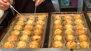 japanese street food  takoyaki たこ焼き [upl. by Llenna]