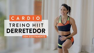 Cardio HIIT para Queimar 🔥 muita GORDURA  Carol Borba [upl. by Alban]