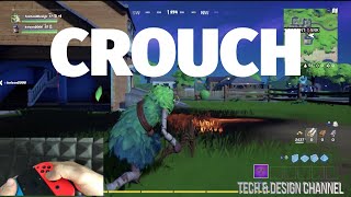 How to Crouch in Fortnite  Nintendo Switch [upl. by Panaggio474]