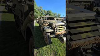 M3 Halftrack history ww2 usmilitary technology shorts [upl. by Tterb]