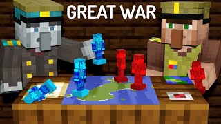 THE GREAT WAR of Villagers and Pillagers  Minecraft Story [upl. by Hicks]