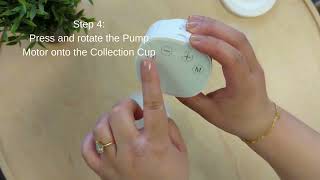 How to assemble your Lactivate ARIA Wearable Breast Pump  A StepByStep Guide [upl. by Eiuqnom]