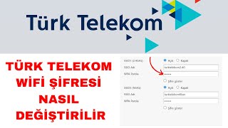 Türk Telekom Wifi Şifresi Değiştirme  GÜNCEL [upl. by Neeloc820]