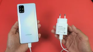 Samsung Galaxy A71  Battery Charging Test [upl. by Naujid501]