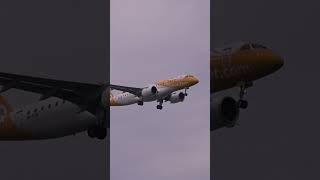 Scoot Embraer E190E2 Koh Samui to Singapore 9VTHB [upl. by Rowan907]