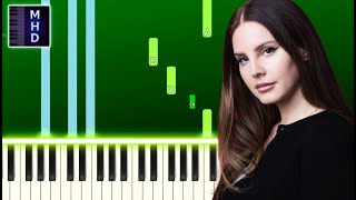 Lana Del Rey  Salvatore Piano Tutorial Easy [upl. by Mavra]