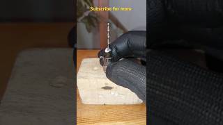 Another idea for a countersink drill diy wood hack [upl. by New]