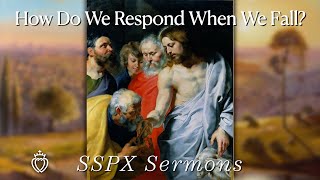 How Do We Respond When We Fall  SSPX Sermons [upl. by Ellebanna]