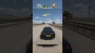 Nissan GTR R35 VS Porsche 911 GT3 forzahorizon5 forza gaming [upl. by Novonod]