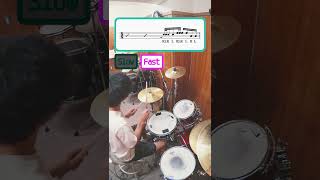 Simple 32nd Note Drum Fill 2 drumlessons drumming drum [upl. by Rima]