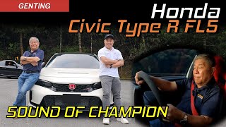 Tuned Honda Civic Type R FL5 350hp 500Nm Genting Hillclimb  Sound of Champion  YS Khong Driving [upl. by Lawan]