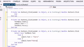 Programa para mostrar los meses del año en visual basic [upl. by Casteel]