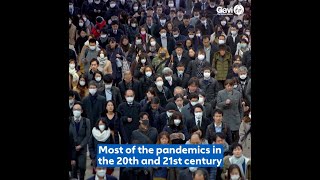 How does COVID19 compare to past pandemics [upl. by Naillik]