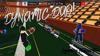 ROBLOX DYNAMIC DUO Legendary Football Funny Moments 4 [upl. by Ilahsiav]