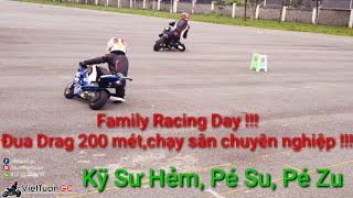 Khi trẻ em 4 và 6 tuổi đua Drag Racing 200m và chạy sân chuyên nghiệp sẽ NTN  Kĩ sư hẻm VietTuan [upl. by Elie110]