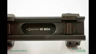 MAKmilmount monoblock for picatinny rail 34mm 20 MOA Photo slideshow [upl. by Ahsema605]