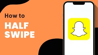 How to half swipe on snapchat 2024 [upl. by Zollie477]