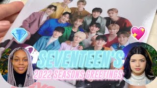 Seventeen 2022 Seasons Greetings unboxing  Differently confesses to Carats 💎 [upl. by Atilahs]