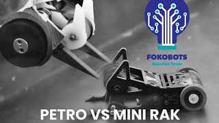 GUERRA DE ROBOTS UPIITAIPN PETRO VS MINI RAK 1LB COMBAT ROBOT ANTWEIGHT [upl. by Tamqrah]