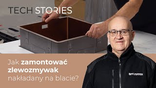 Jak zamontować zlew w blacie Montaż zlewozmywaka nakładanego na blacie  Tech Stories 4 [upl. by Notsa]