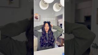 Undo a Overnight Blowout🤍✨ blowout heatlesshairstyles overnightcurls hairtutorial [upl. by Tj415]