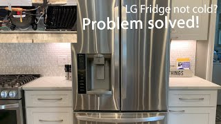 LG Fridge not cold SOLVEDFinally Stop wasting your money [upl. by Palumbo]