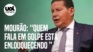 Eleições Mourão diz que resultado das urnas não será questionado com Exército na rua [upl. by Caassi]