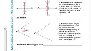 MEDIATRIZ Y BISECTRIZ CON GEOENZO47 [upl. by Callean]