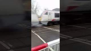 Stansted Express 720538 and 572 passs Cheshunt for Stansted Airport [upl. by Banna]