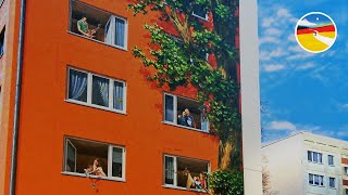 🇩🇪 Berlin Germany Walking Tour in Friedrichsfelde 4K with 3D Audio [upl. by Aninad]