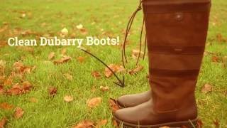 How to clean your Dubarry Galway Country Boots [upl. by Rodi]