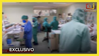 Exclusivo Imagens do atendimento a pacientes que aguardam por leitos de UTI Covid [upl. by Schriever]