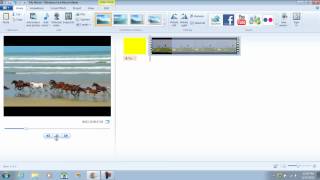 How To Use Windows Live Movie Maker 2012 [upl. by Kceb]