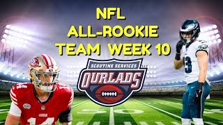 NFL AllRookie Team Week 10 [upl. by Noizneb]