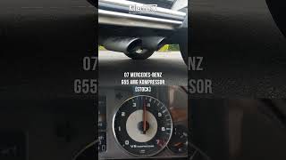 Mercedes G55 AMG Kompressor Exhaust Sound  G Wagen [upl. by Jessamine128]