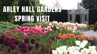 Arley Hall Gardens Spring Visit  Gardens to Visit in Cheshire  Historic Gardens of England [upl. by Yerd977]