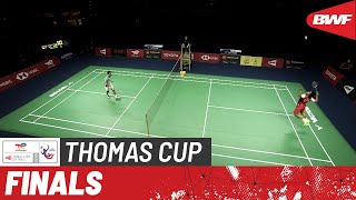 BWF Thomas Cup Finals 2022  Indonesia vs India  Finals [upl. by Francesca582]