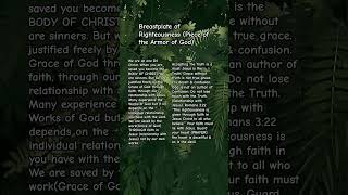 Breastplate of Righteousness jesus jesuschrist [upl. by Yert]